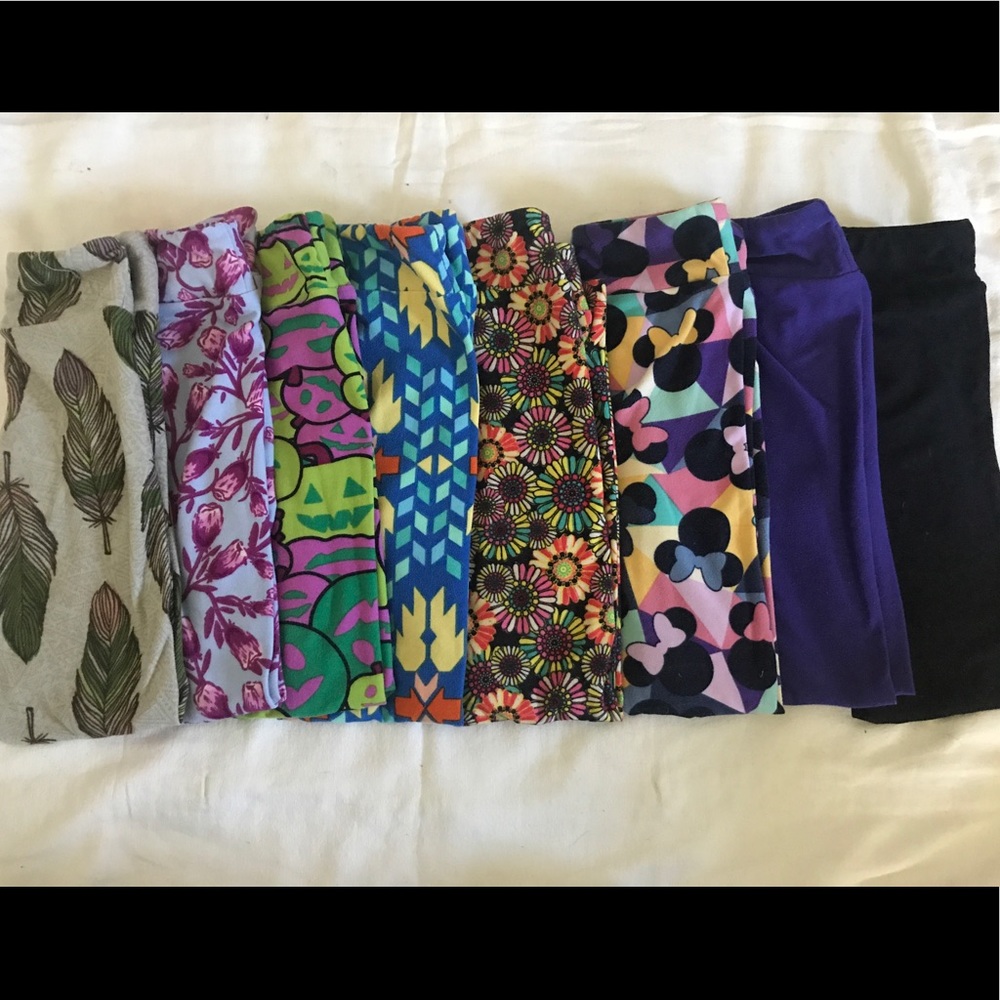 LulaRoe Kids bundle S/M leggings